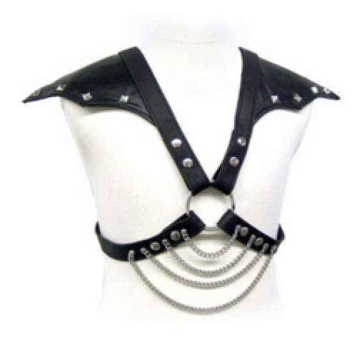 Arnesi Leather Body - Metal e Spalle con catene