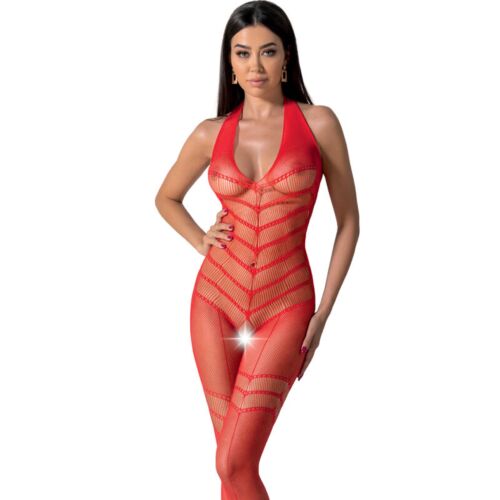 Bodystocking PASSION BS100 con design sexy e adattabilità.