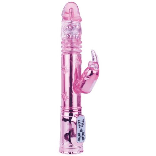 Vibratore BAILE Throbbing Bunny con rotazione e vibrazione