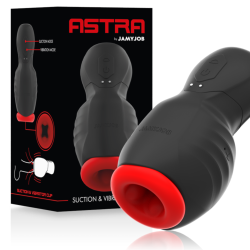 Masturbatore JAMYJOB ASTRA con Vibrazione e Suzione