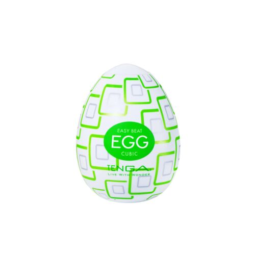 Masturbatore Tenga Egg Cubic con texture interne a cubi