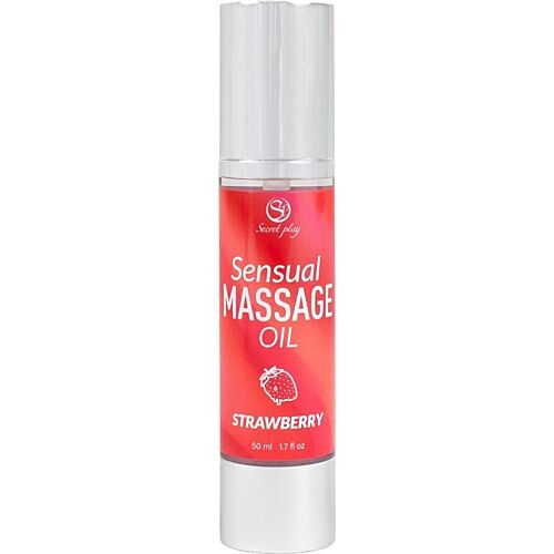 Olio da Massaggio Fragola SECRETPLAY | Texture Scorrevole