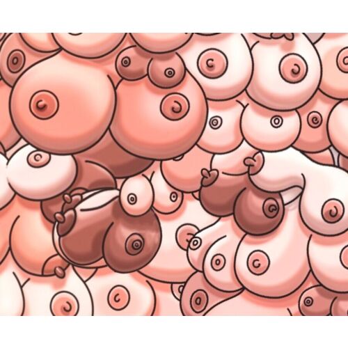 Tappetino per mouse DIABLO PICANTE con design di tette