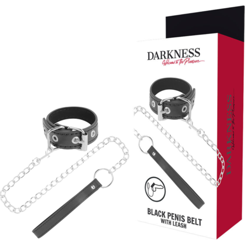 Anello per pene DARKNESS con cinturino adattabile