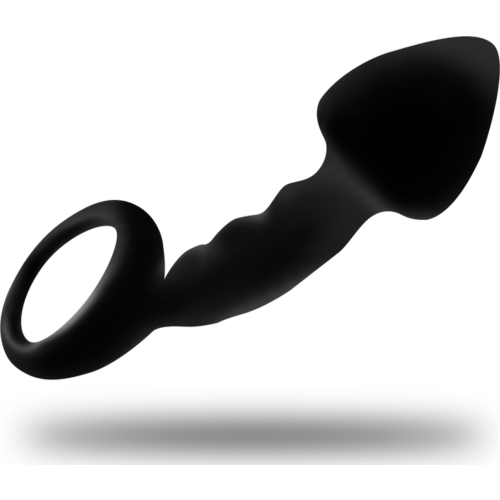 Plug Anale OHMAMA - Acanalato e con Anello di Sicurezza