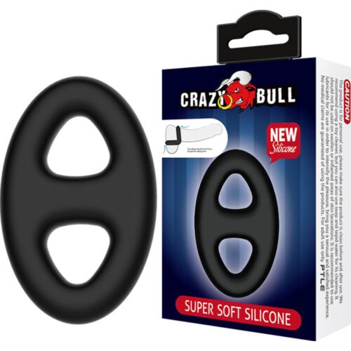 Anello Doppio Silicone Crazy Bull | Comfort e Controllo