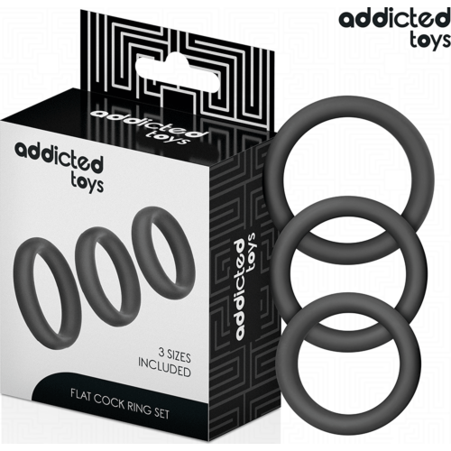 Set di Anelli Pene Addicted Toys | Design Piano per Comfort