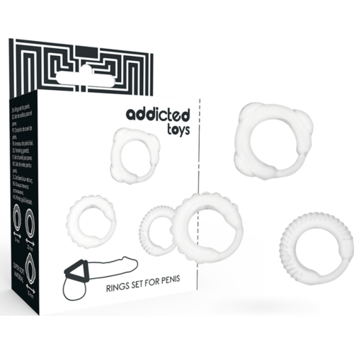 Anelli Pene ADDICTED TOYS Set 3 | Massimo supporto e comfort