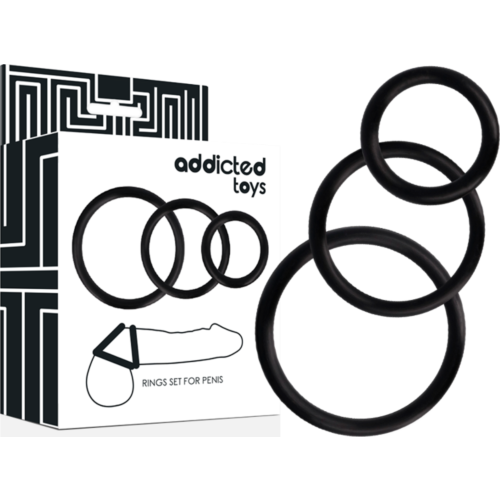 Anelli Pene Addicted Toys Set | Stimolazione Massima