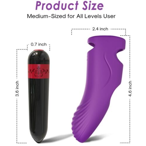 Mini vibratore ARMONY Aurora con 9 modalità di vibrazione
