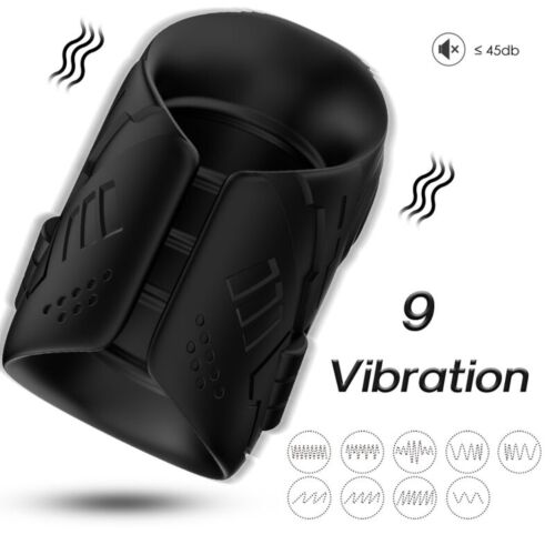 Masturbatore e Vibratore ARMONY Black 9 modalità