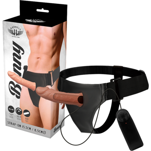 Imbracatura hueco Benny Harness Attraction con vibratore regolabile