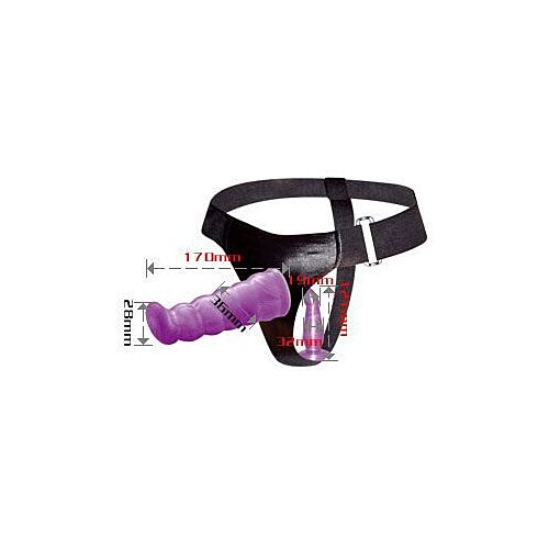 Imbracatura Femminile Baile Gpoint 17 cm con Doppia Penetrazione