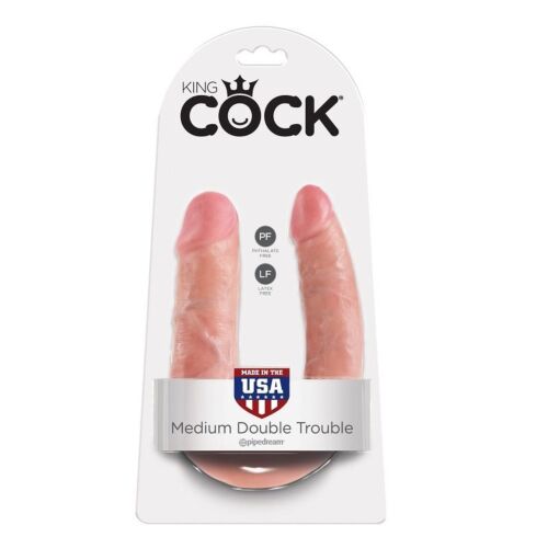 Dildo King Cock U-Shape Medium 13.9 cm