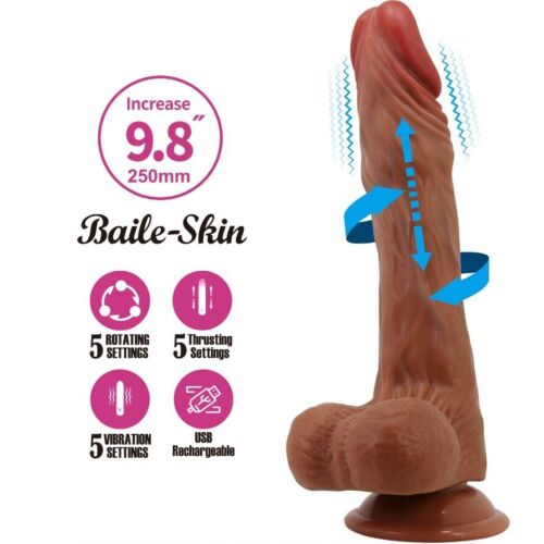 Dildo Realistico BAILE Calisto 25 cm con ventosa
