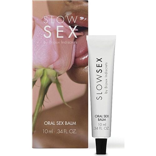 Balsamo per Sesso Orale Bijoux Slow Sex 10ml con Aroma di Cocco