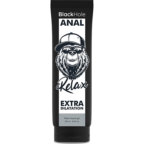 Lubrificante Anal Black Hole 250 ml con Effetto Adormecente
