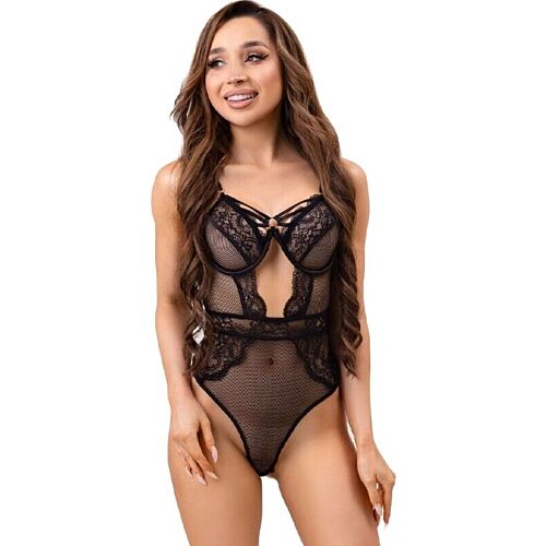 Body LIVCO CORSETTI PAULA con decorazioni in pizzo