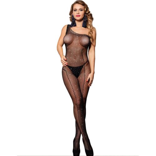 Bodystocking SUBBLIME monospalla con diamanti