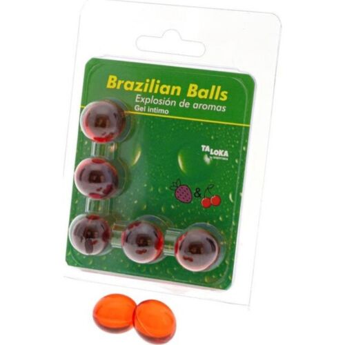 Palline Brazilian Balls Taloka con aroma di fragola e ciliegia