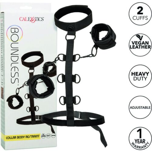 Arnesi di Fissaggio CALEXOTICS BOUNDLESS Collar per il Gioco di Bondage