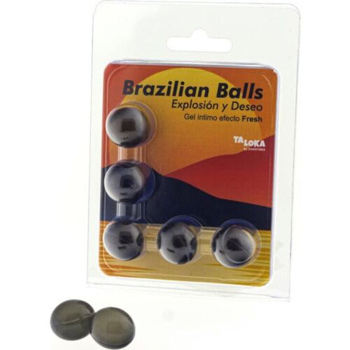 Bolas Brazilian Balls Taloka - 5 sfere gel eccitante effetto fresco