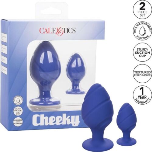 Plug Anal CALEXOTICS Cheeky Plugs - Texture unica