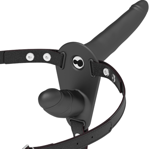Imbracatura doppi FETISH SUBMISSIVE HARNESS con vibrazione