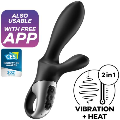 Vibratore anal Satisfyer Heat Climax+ con funzione di calore