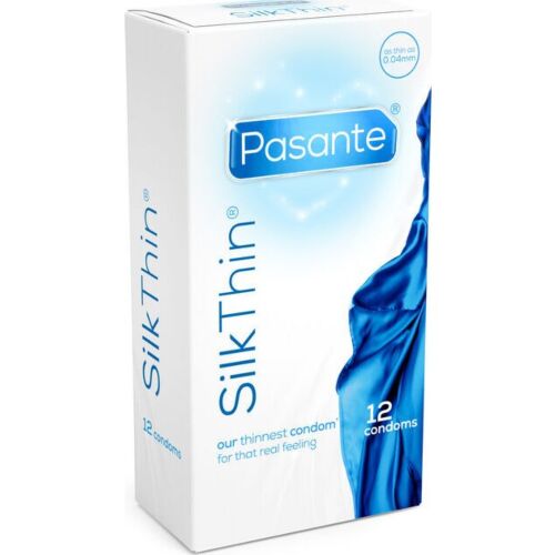 Preservativi Pasante Silk Thin 12 UDS con maggiore sensibilità