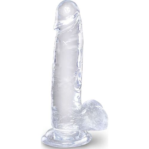 Dildo realistico KING COCK Clear 15,2 cm