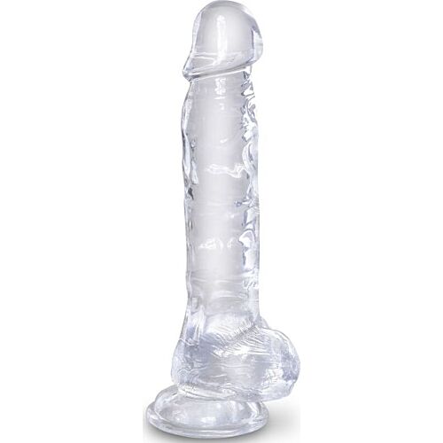 Dildo realistico KING COCK Clear 16,5 cm