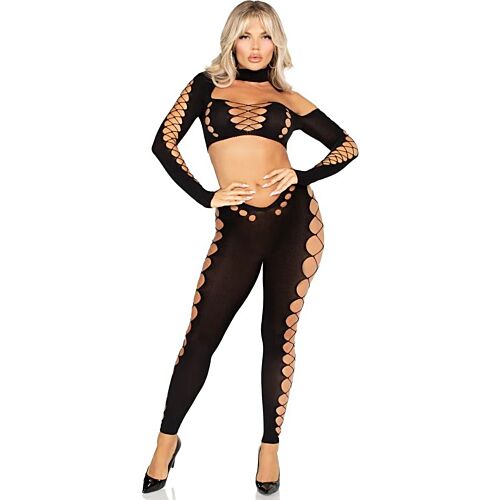 Top e leggings Leg Avenue Seamless Cut-Out