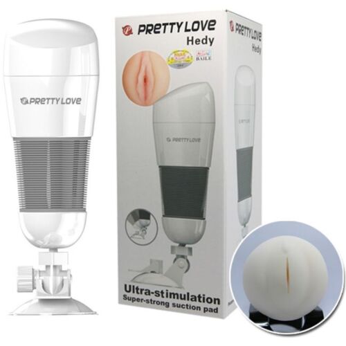 Masturbatore Pretty Love Hedy con rivestimento interno in vera pelle