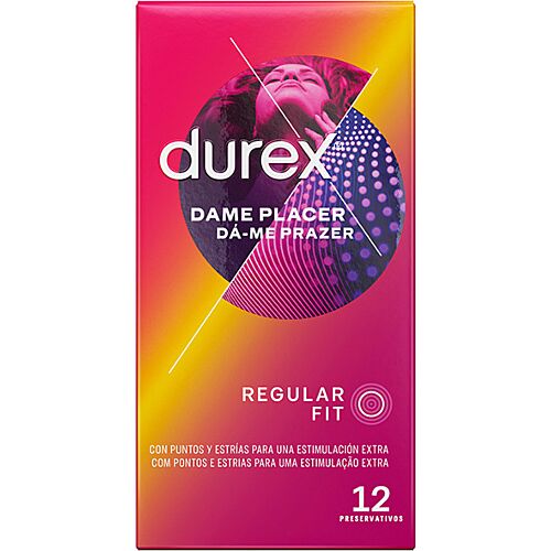 Preservativi Durex Dame Placer con rilievi per stimolazione