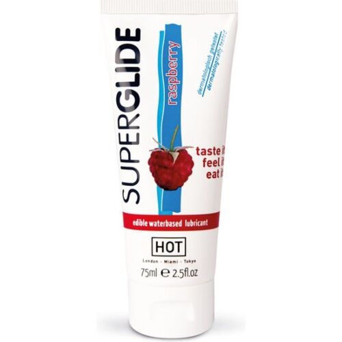 Lubrificante Comestibile HOT SuperGlide al Lampone 75ml