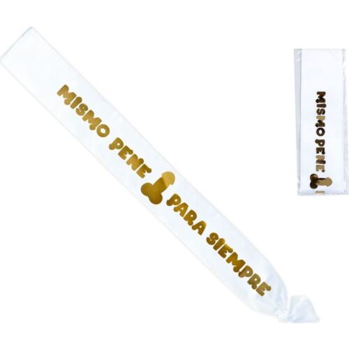 Banda Festiva Diablo Picante con Design di Pene Metallizzato