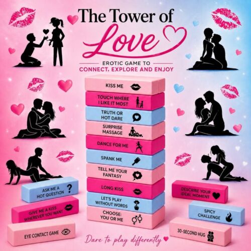 Gioco di coppia Diverty Sex Love Tower con sfide erotiche