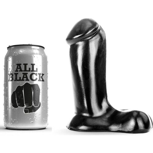 Dildo All Black 14 cm - Comfort e Stabilità