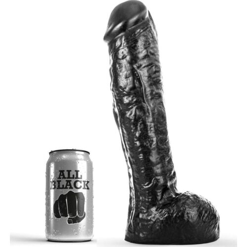 Dildo All Black DONG 29 cm fusto spesso