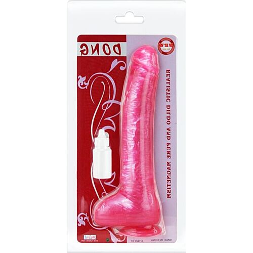 Dildo BAILE rosa realista con ventosa per stimolazione intensa