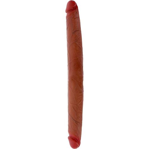 Dildo doppio GET REAL 40 cm con prepuzio mobile