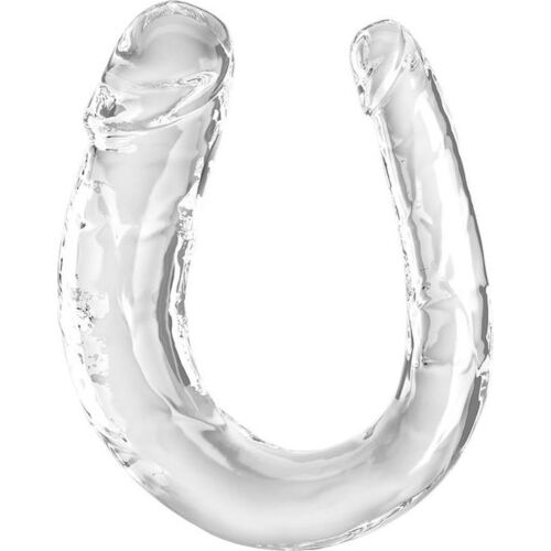 Dildo doppio King Cock Clear Double Trouble 33 cm