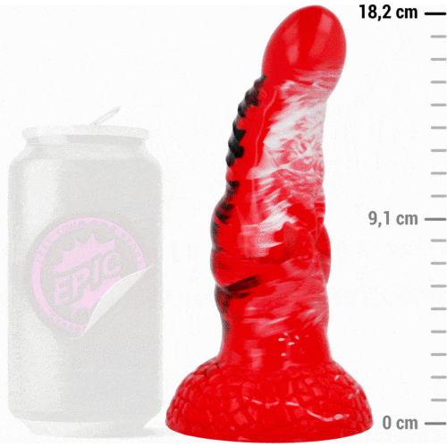 Dildo EPIC Agnis Fuoco Carmesí | Design avvolgente