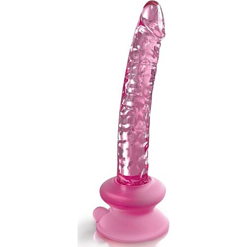 Dildo in Vetro ICICLES N. 86 con Ventosa