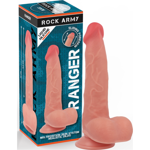 Dildo Rock Army Ranger 22 cm in silicone liquido