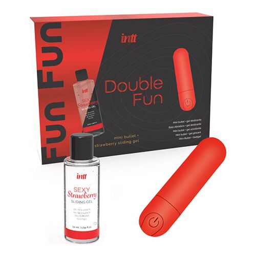 Kit Doppio Divertimento INTT con Bullet Vibrante e Gel Fragola