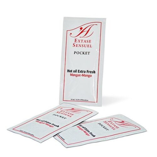 Olio stimolante Mango EXTASE SENSUAL per massaggi con effetto caldo-freddo