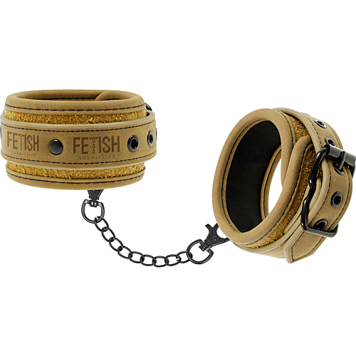 Manette FETISH SUBMISSIVE ORIGEN in pelle vegana con neoprene