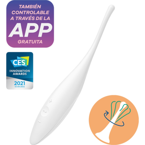 Stimolatore Clitoride Satisfyer Twirling Joy con App